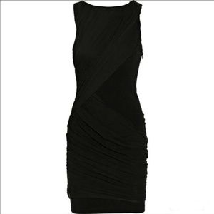 Alice + Olivia Black Goddess Cocktail Dress Sz 4